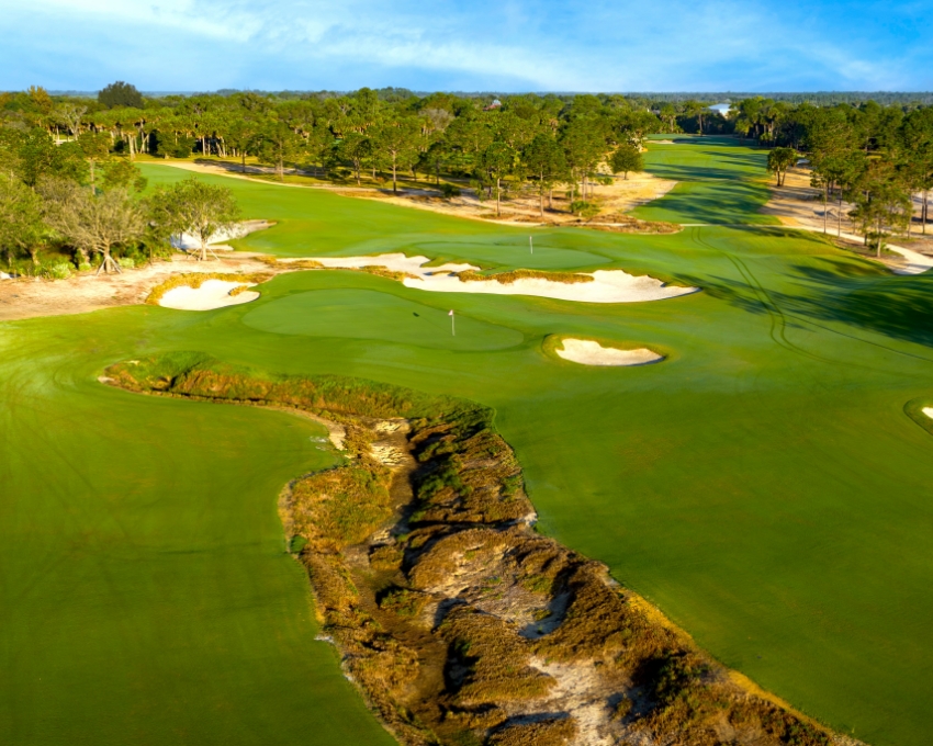 Championship golf course fairway at Apogee Club